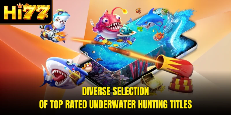 Diverse selection of top rated underwater hunting titles