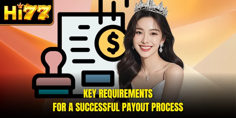 Key requirements for a successful payout process